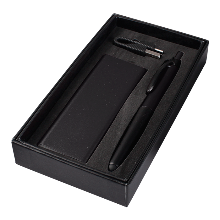 Powerbank and Stylus Pen Gift Set Black / STD / Last Buy - Technology