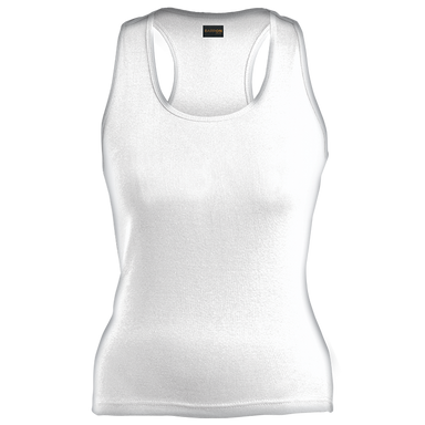 210g Ladies Racer Back  White / XS / Last Buy -