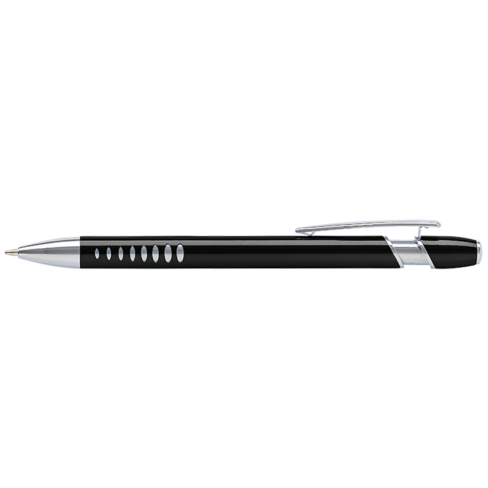 Aluminium Ballpoint Pen with UV Coating Black / STD / Last Buy - Writing Instruments