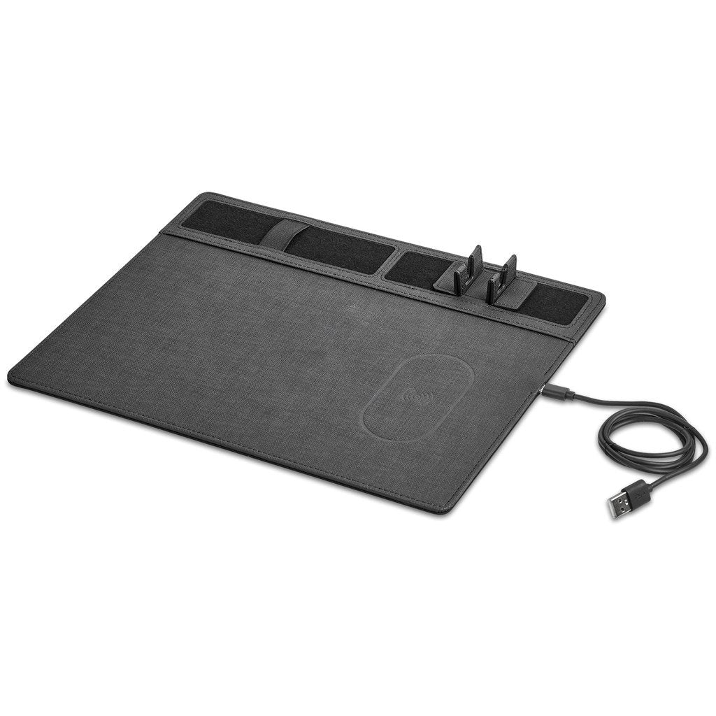 Aramis Wireless Charger Desk Organiser Black / BL