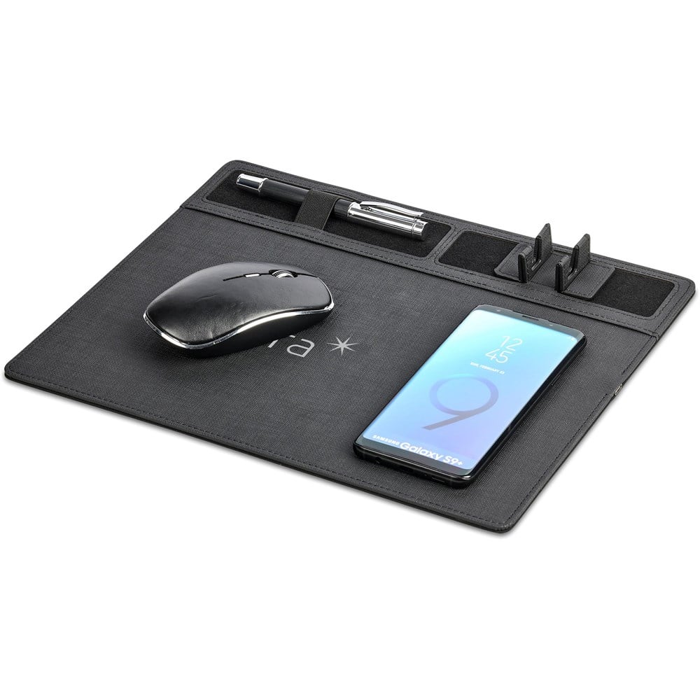 Aramis Wireless Charger Desk Organiser Black / BL