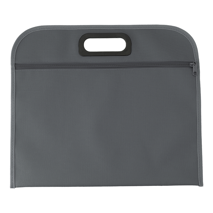 BB6451 - Conference Bag with Black Handle Grey / STD /