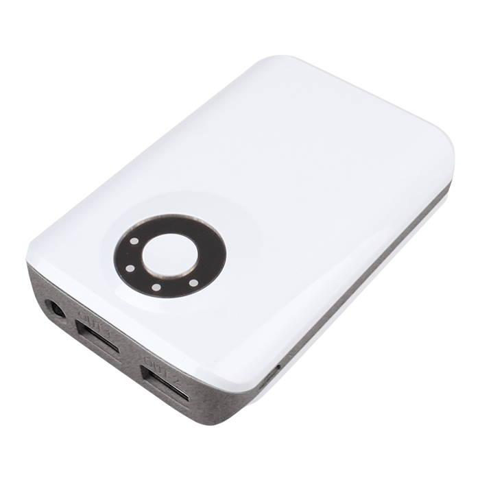 BE0067 - Stylish Powerbank - 6600 mAh White / STD / Regular