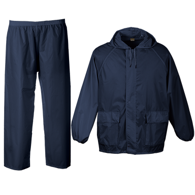 Contract Rain Suit  Navy / SML / Regular - Protective
