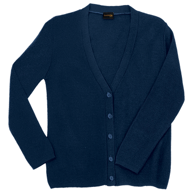 Ladies Basic Cardigan  Navy / XL / Regular -