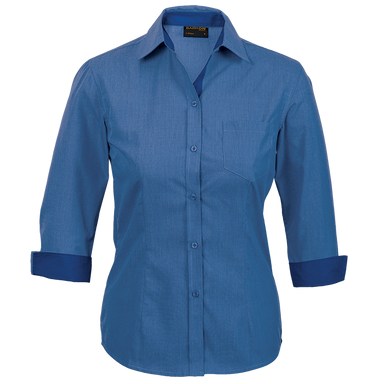 Ladies Madison Blouse  Royal / SML / Regular -