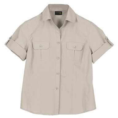 Ladies Outback Blouse  Stone / SML / Regular -