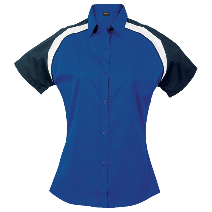 Ladies Raptor Shirt  Royal/Navy/White / SML / Last