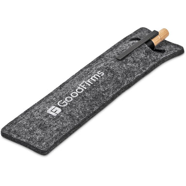 Mimo Recycled Aluminium Ball Pen BLACK - Metal Pens,Pen Sets,Bamboo Products,Recycled Writing Instruments