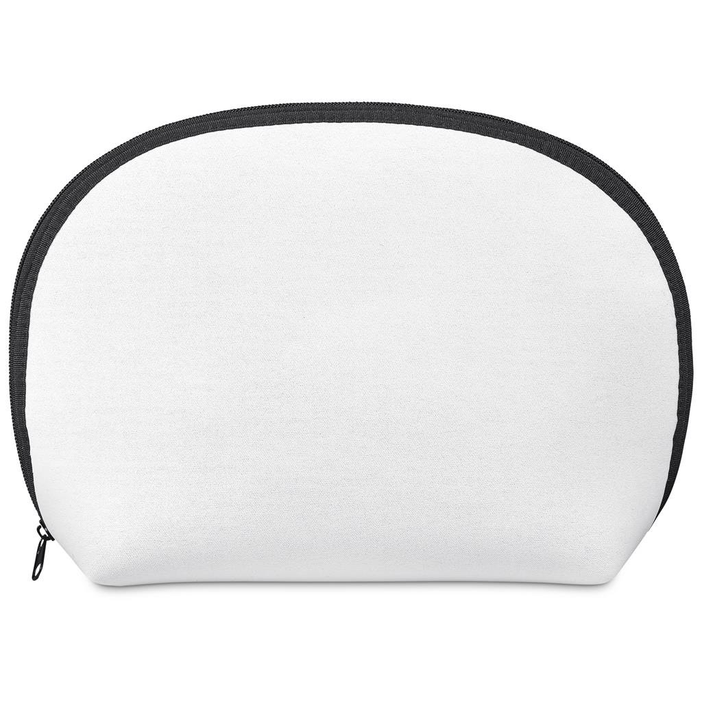 Pre-Production Sample Custom Isabella Neoprene Maxi Cosmetic Bag BLACK - Toiletry and Bags