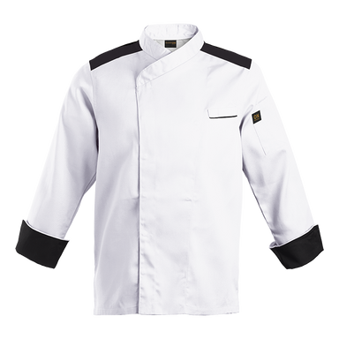 Roma Chef Jacket White/Black / XS / Last Buy -