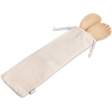 Shinsen Bamboo Salad Servers NATURAL - Kitchen,Bamboo Products,Home and Living