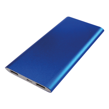 BE0068 - Slim Aluminium 4000 mAh Powerbank Blue / STD /