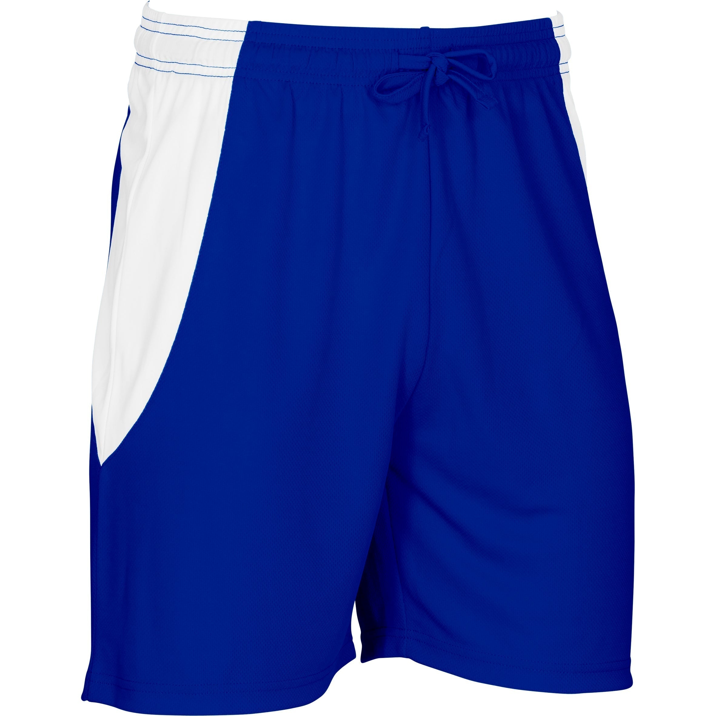 Unisex Championship Shorts - White L / Royal Blue / RB