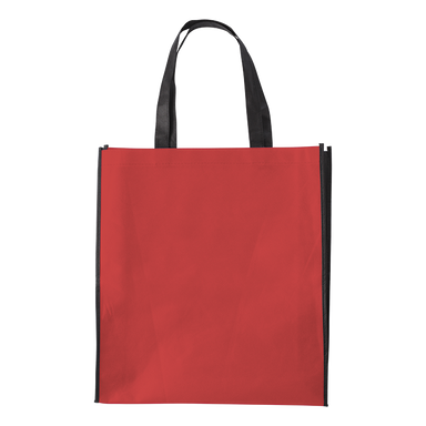 BB0972 - Duotone Non Woven Shopper Red / STD / Regular -