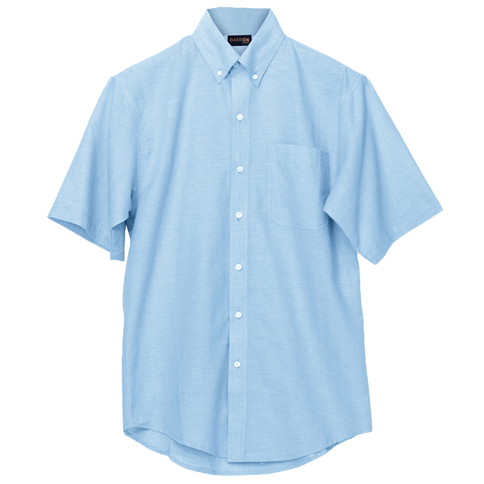 Mens Chambray Lounge Short Sleeve Sky Blue / 3XL /