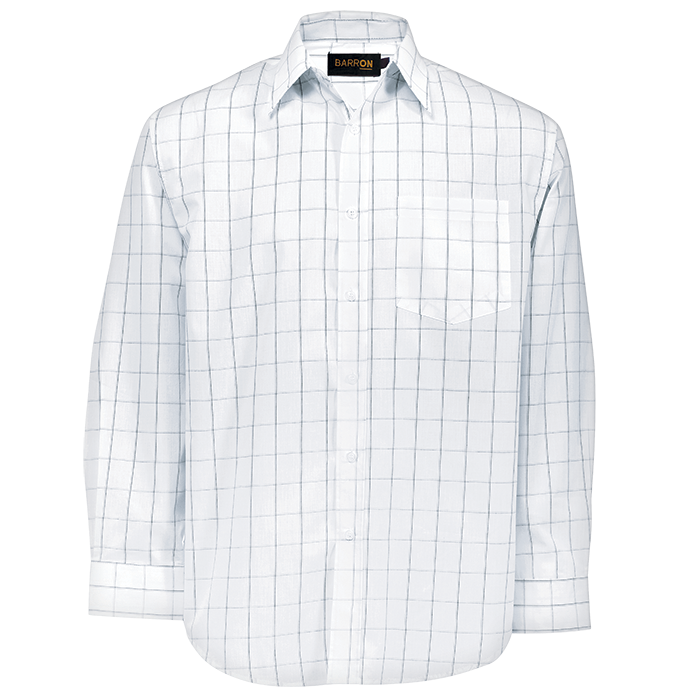 Metro Check Lounge Long Sleeve White/Black/Grey /
