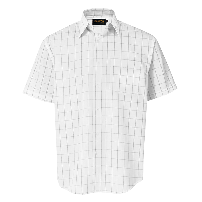 Metro Check Lounge Short Sleeve White/Black/Grey /