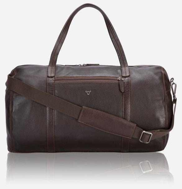 Military Style Duffel Bag-Duffel Bags-Dark Brown