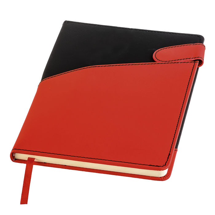 BF0103 - Diagonal Design A5 Notebook Red / STD / Last Buy - Notebooks