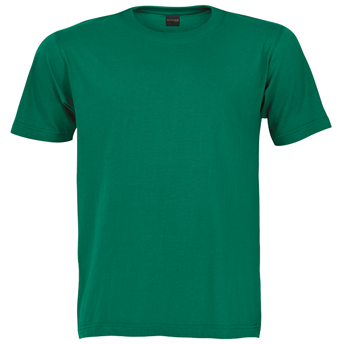 145gsm Creative Cotton Round-Neck T-Shirt Emerald / LAR / Regular - Shirts & Tops