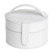 Two Compartment Jewellery Box Ladies Off White / STD / Last Buy - Novelties