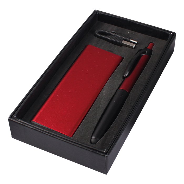 Powerbank and Stylus Pen Gift Set Red / STD / Last Buy - Technology