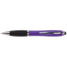 Ballpoint Pen with Rubber Grip and Stylus Purple / STD / Regular - Writing Instruments