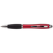 Ballpoint Pen with Rubber Grip and Stylus Red / STD / Regular - Writing Instruments