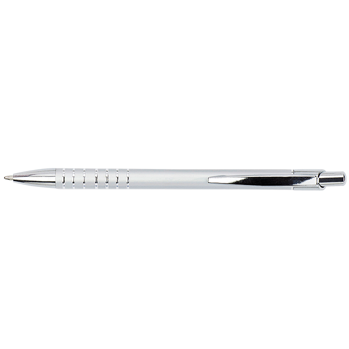 Ring Design Aluminium Ballpoint Pen Silver / STD / Regular - Writing Instruments