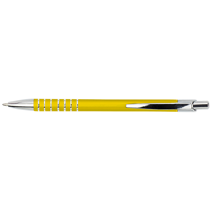Ring Design Aluminium Ballpoint Pen Yellow / STD / Last Buy - Writing Instruments