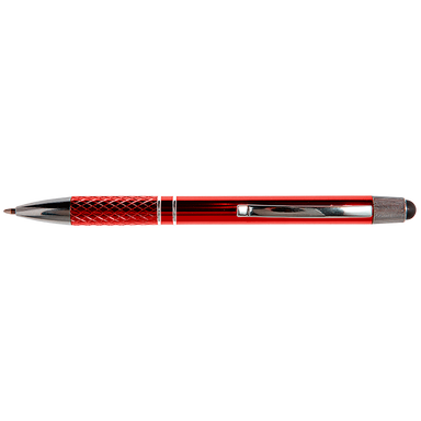 Aluminium Ballpoint Pen With Stylus Red / STD / Last Buy - Writing Instruments