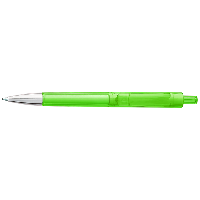 Ballpoint Pen With Transparent Coloured Barrel Lime / STD / Last Buy - Writing Instruments