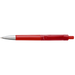 Ballpoint Pen With Transparent Coloured Barrel Red / STD / Last Buy - Writing Instruments