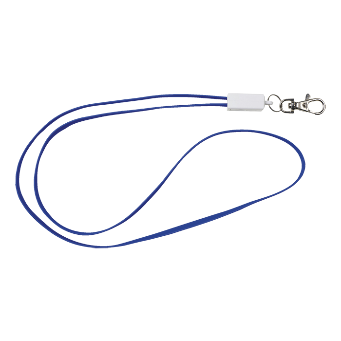 Lanyard Charging Cable Blue / STD / Last Buy - Novelties
