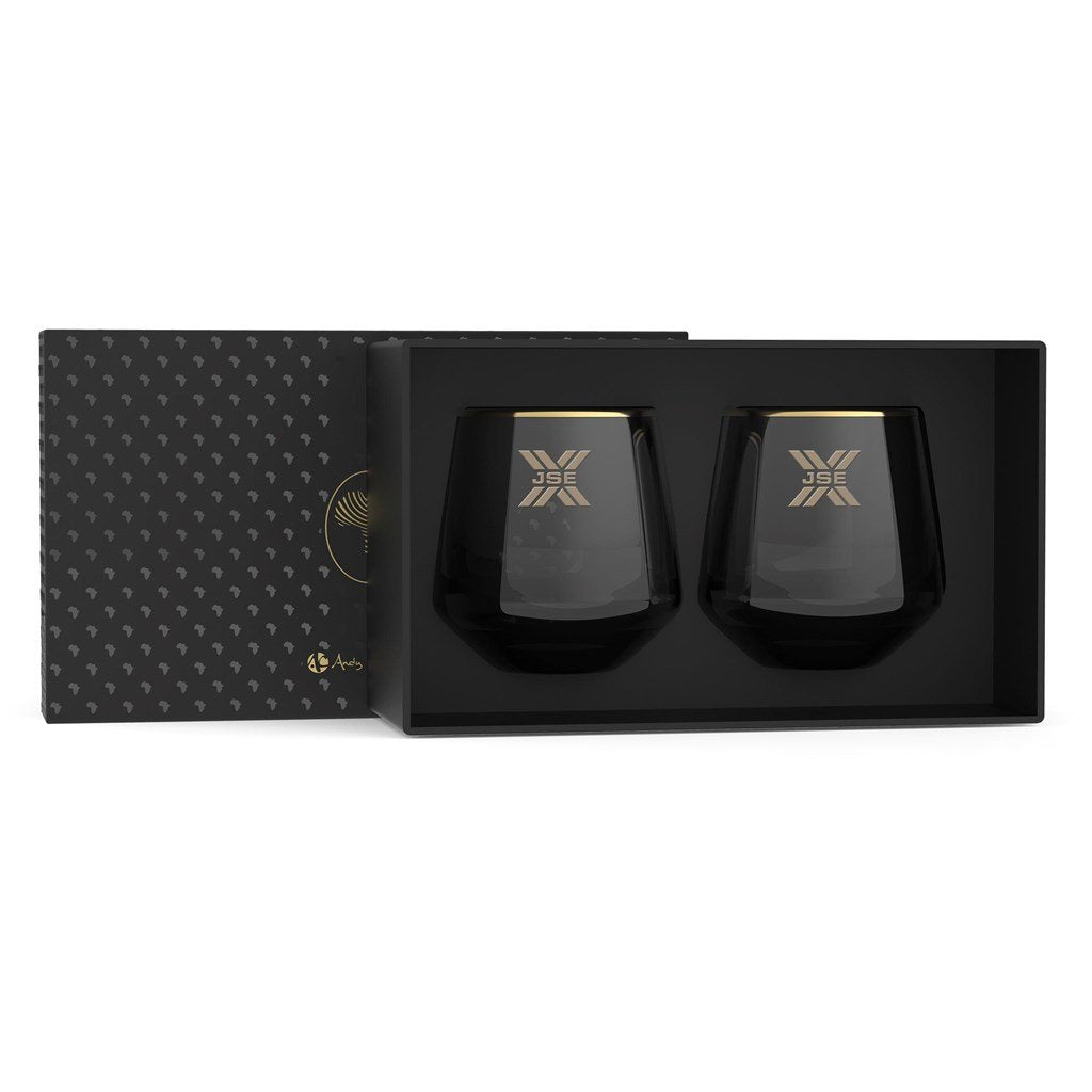 Afrique Dusk Whiskey Glass Set