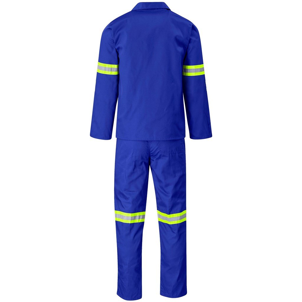 Trade Polycotton Conti Suit - Reflective Arms & Legs - Yellow Tape