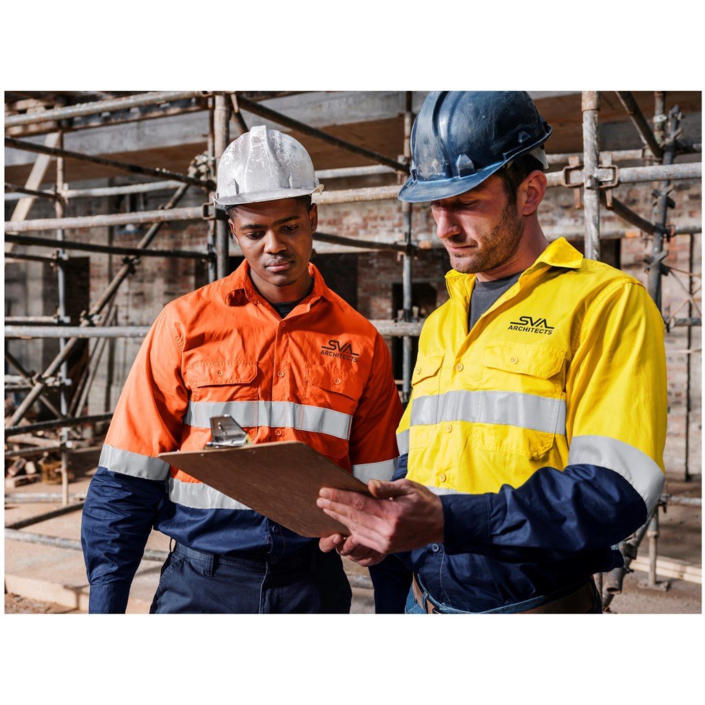 Vented Two-Tone Reflective Work Shirt