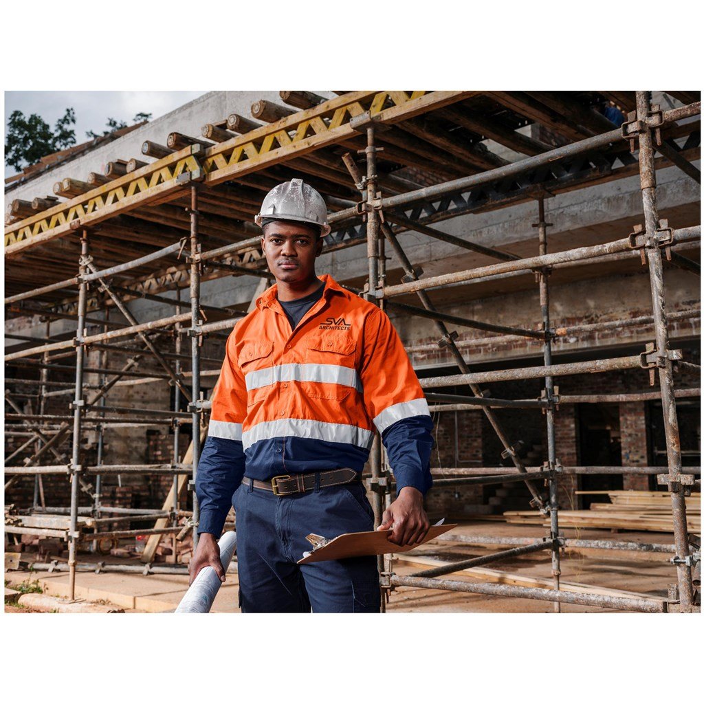 Vented Two-Tone Reflective Work Shirt