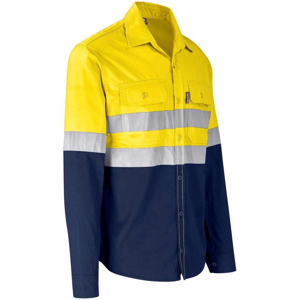 Vented Two-Tone Reflective Work Shirt