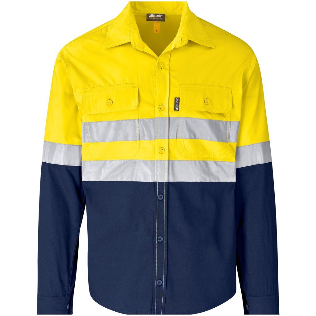Vented Two-Tone Reflective Work Shirt