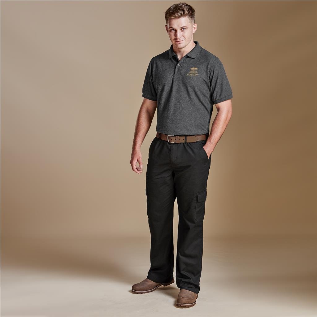 Mens Cargo Pants - Natural