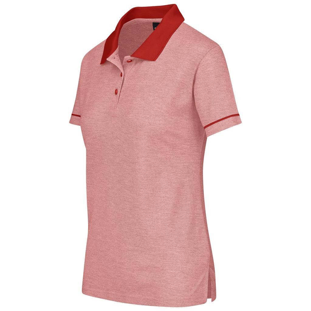 Ladies Verge Golf Shirt  - Red