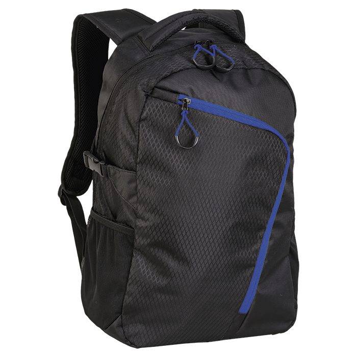 Backpack With Curved Contrast Zip