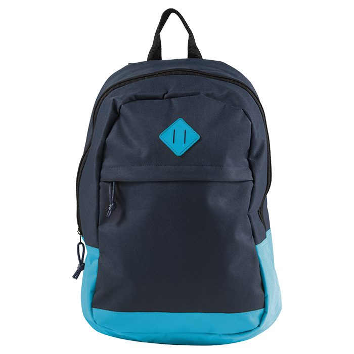 600D Backpack With Zippered Front Pocket