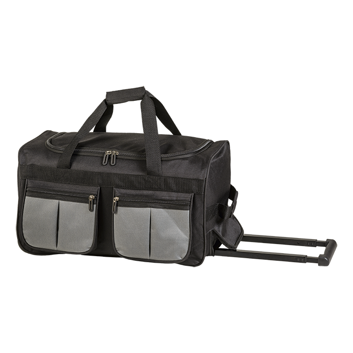 Rolling Duffel With Coloured Front Pockets