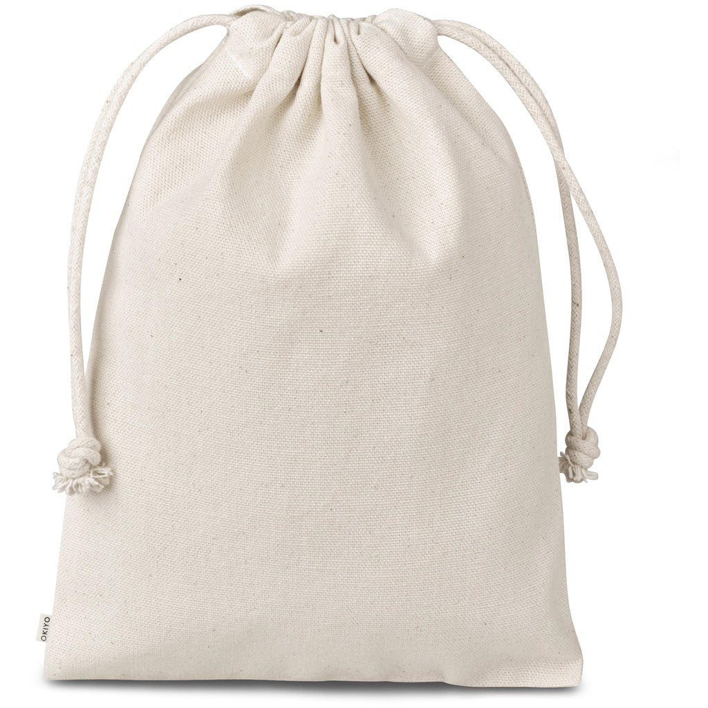 Chikara Midi Cotton Drawstring Pouch