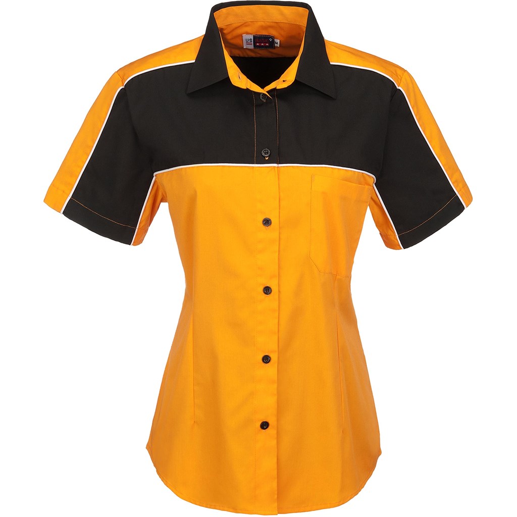 Ladies Daytona Pitt Shirt  - Orange
