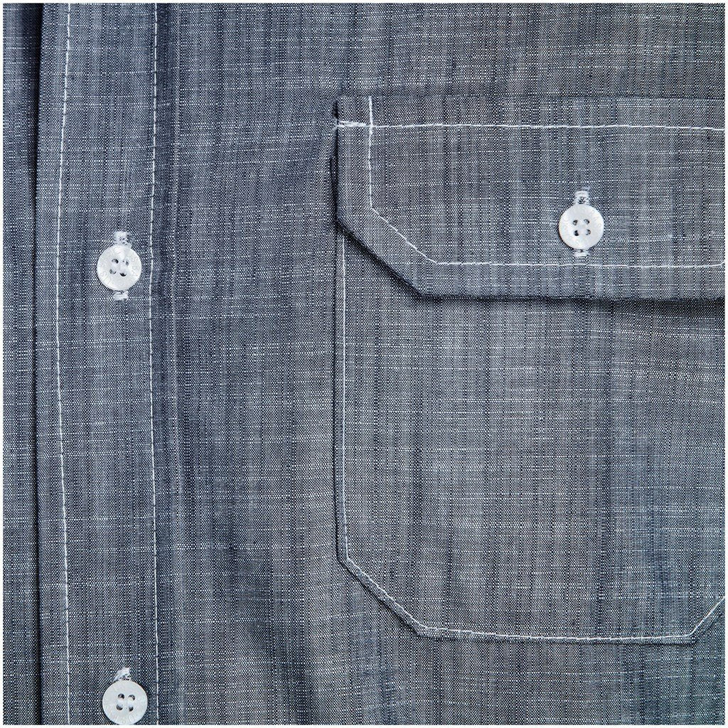 Mens Long Sleeve Windsor Shirt - Grey