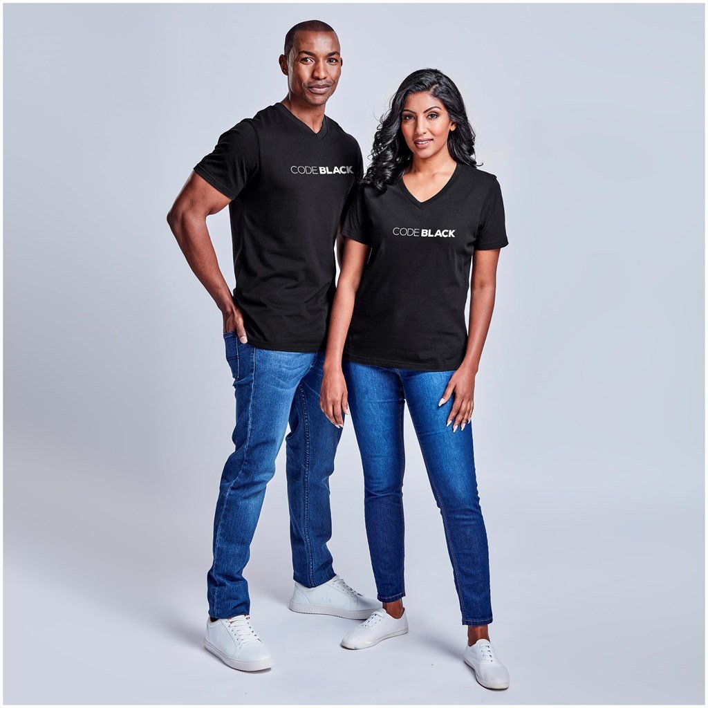 Mens Super Club 165 V-Neck T-Shirt - Lime